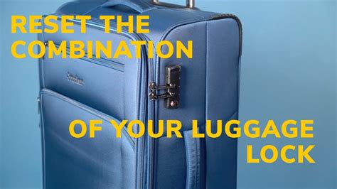 carlton suitcase lock opening|How to change the combination code on a Carlton travel bag.